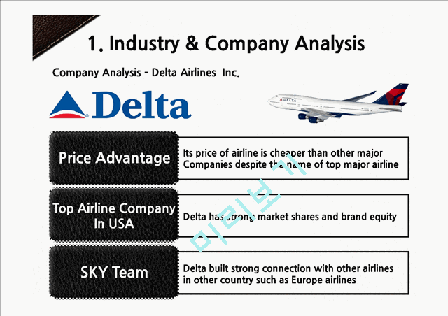 Airline Industry  Delta Airlines Inc. & Southwest Airlines Co.   (4 )